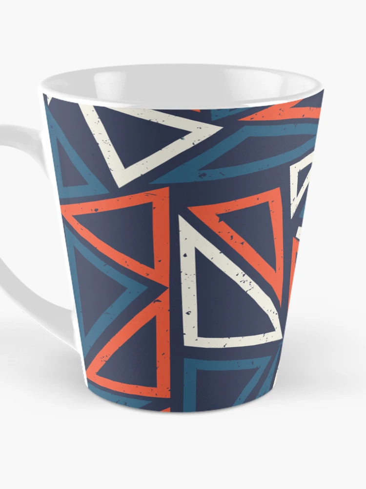 Thumbnail 3 of 4, Coffee Mug, Triangles Pattern designed and sold by PatternDesign01.