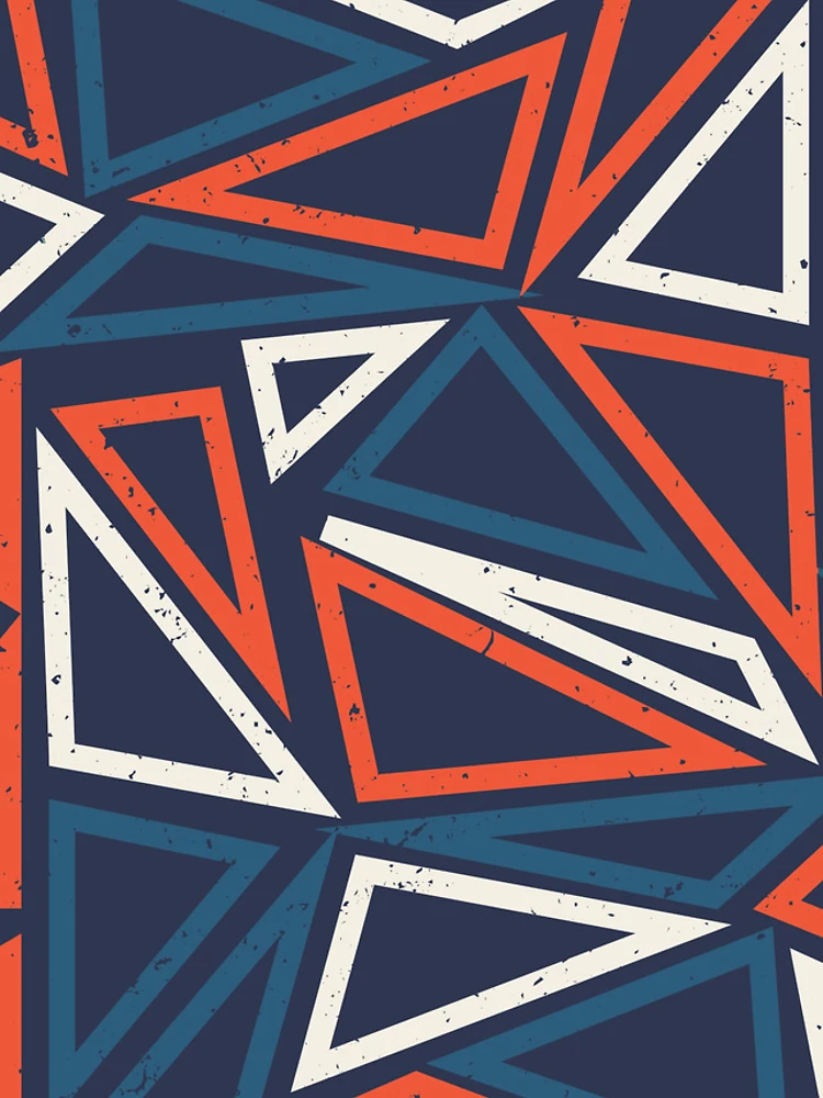 Thumbnail 4 of 4, iPhone Case, Triangles Pattern designed and sold by PatternDesign01.