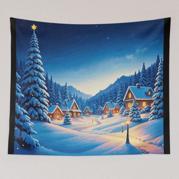 Item preview, Winter Festivities, anime, new year gifts ideas, winter blues, holidays gifts designed and sold by Artheaven77.