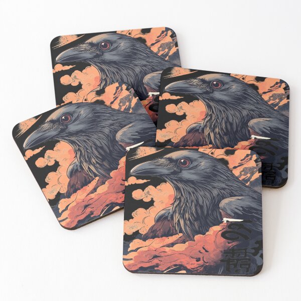 Item preview, Mysterious Crow カラスの謎 designed and sold by PrintsByFrank.