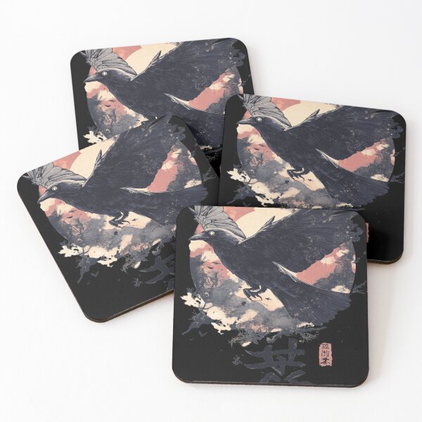 Item preview, Mysterious Crow カラスの謎 designed and sold by PrintsByFrank.