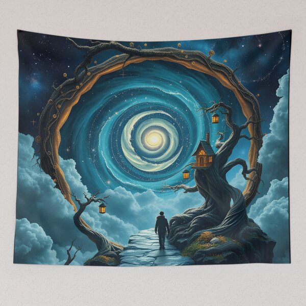 Item preview,  Walking Toward The Blue Magical Portal  designed and sold by GothicRubette.