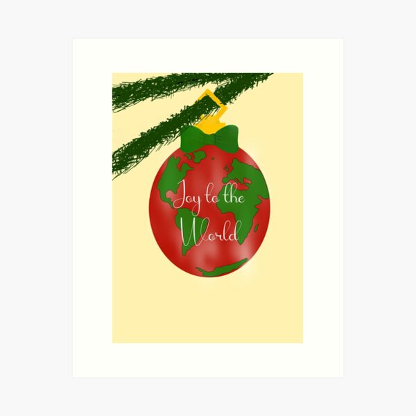 Item preview, Joy to the World Portrait designed and sold by Merissetter.