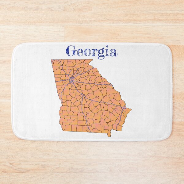 Item preview, Georgia Counties & Major Highways designed and sold by PhilbonianDezin.