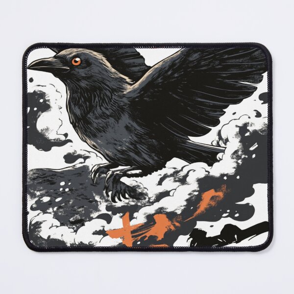 Item preview, Mysterious Crow カラスの謎 designed and sold by PrintsByFrank.