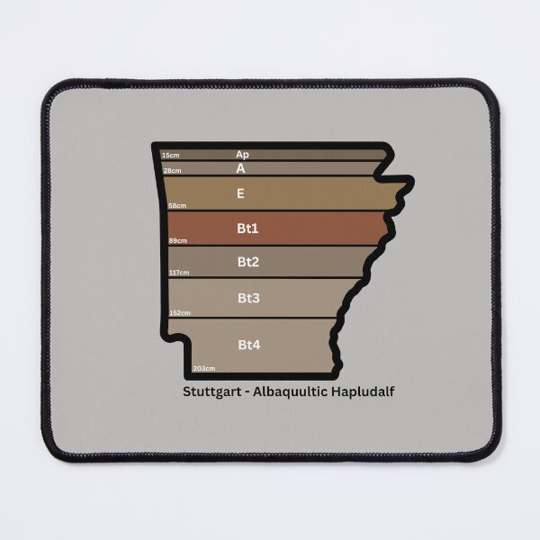 Item preview, Arkansas State Soil- Stuttgart designed and sold by Cat00Tome.