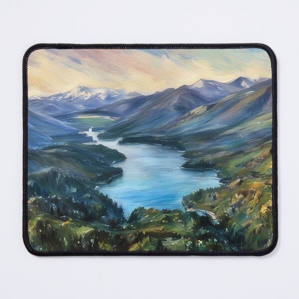 Item preview, Cascade Mountain Lake (Pastel) designed and sold by flyscenicair.