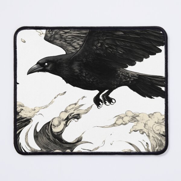 Item preview, Mysterious Crow カラスの謎 designed and sold by PrintsByFrank.