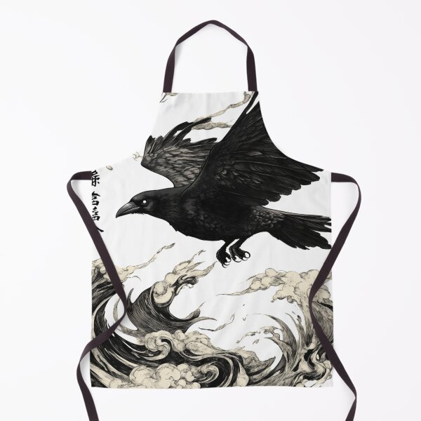 Item preview, Mysterious Crow カラスの謎 designed and sold by PrintsByFrank.