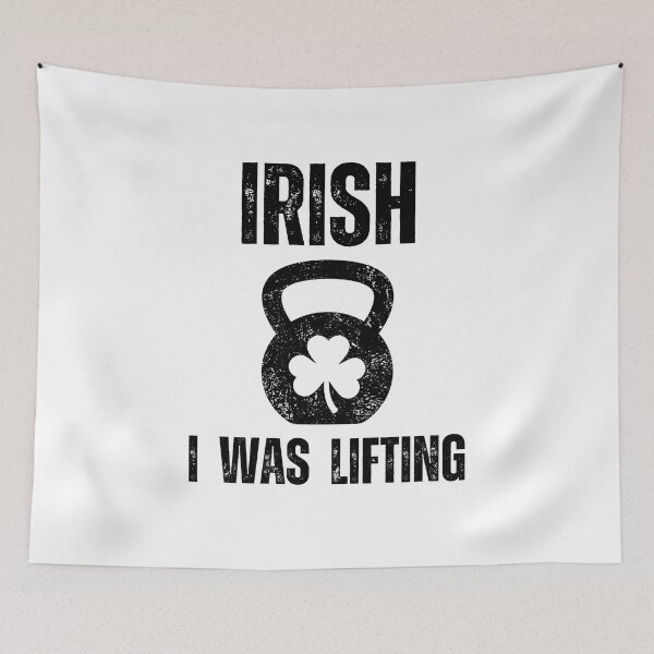 Item preview, Irish I was lifting kettlebell St. Patrick's Day Workout Gym designed and sold by snowry.