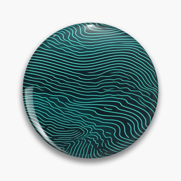 Item preview, Teal Wave Ripple Texture Pattern designed and sold by bubblegoth.
