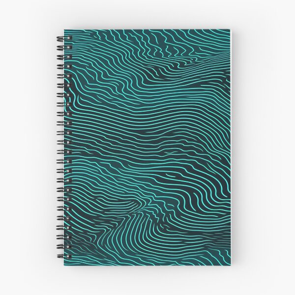 Item preview, Teal Wave Ripple Texture Pattern designed and sold by bubblegoth.