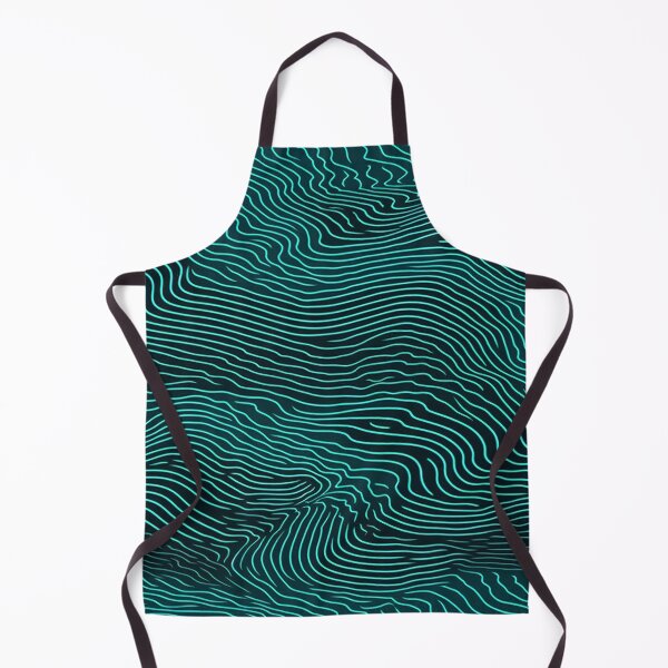 Item preview, Teal Wave Ripple Texture Pattern designed and sold by bubblegoth.