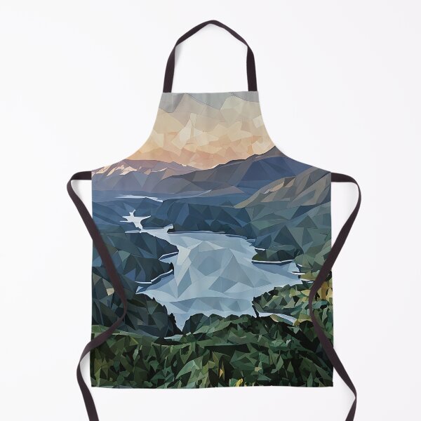 Artikelvorschau, Cascade Mountain Lake (Poly-Kunst) entworfen und verkauft von flyscenicair.