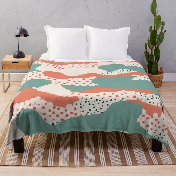 Item preview, Abstract Waves and Dots Pattern designed and sold by bubblegoth.