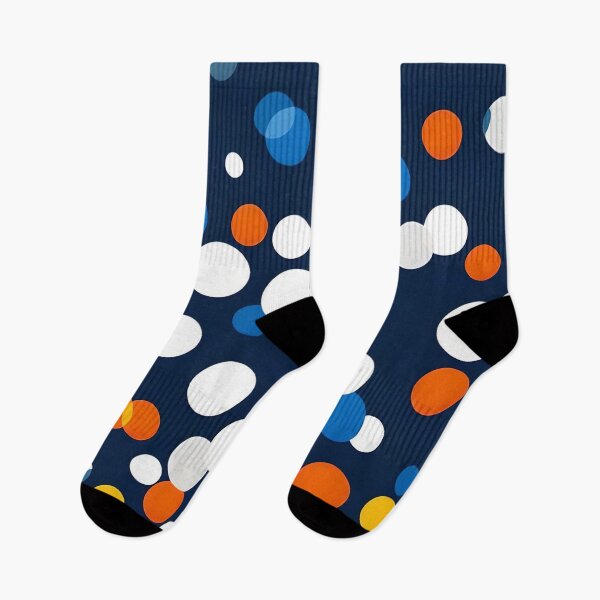 Item preview, Fun Dots Yellow, Orange, Blue and White designed and sold by Ciervo Primavera.