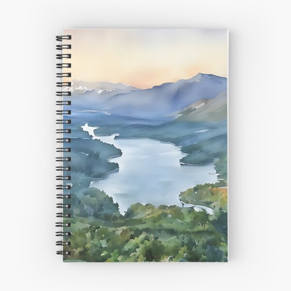 Item preview, Cascade Mountain Lake (Watercolor) designed and sold by flyscenicair.