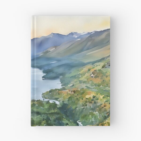 Artikelvorschau, Cascade Mountain Lake (Aquarell) entworfen und verkauft von flyscenicair.