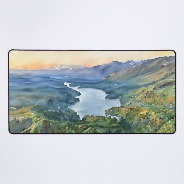 Item preview, Cascade Mountain Lake (Watercolor) designed and sold by flyscenicair.