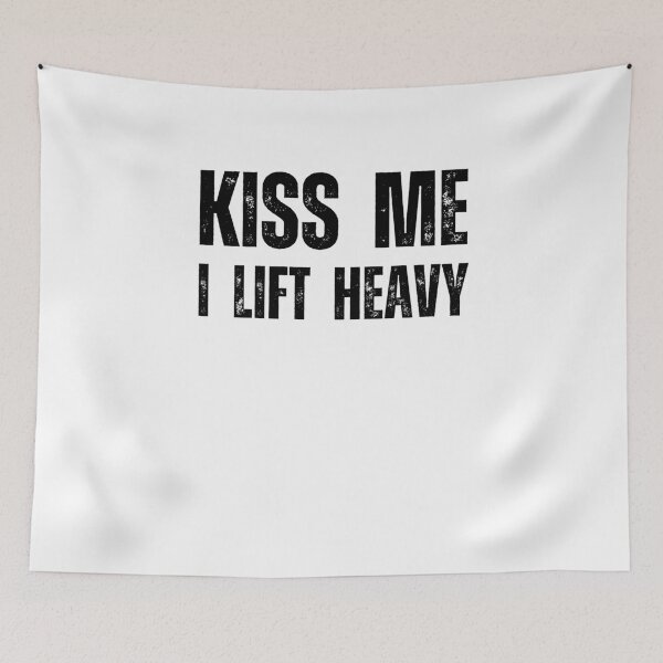 Item preview, Kiss me I lift Heavy St. Patrick's Day Workout Gym designed and sold by snowry.