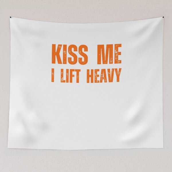 Item preview, Kiss me I lift Heavy St. Patrick's Day Workout Gym designed and sold by snowry.