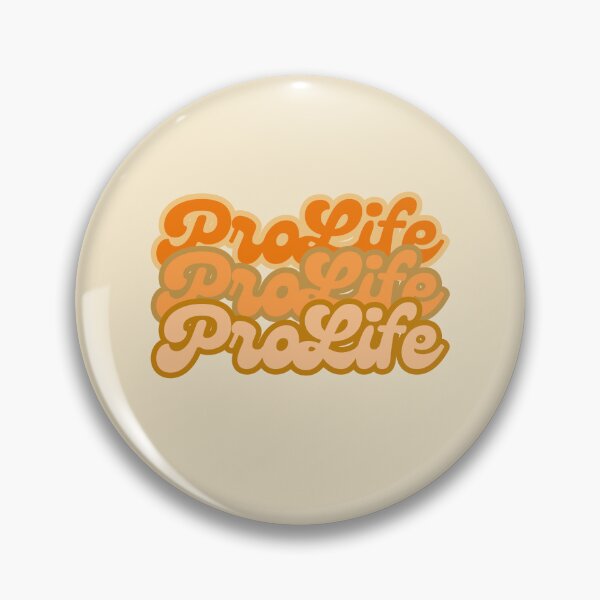 Item preview, ProLife vinatge Bubble Letters (sunset) designed and sold by PurpleLinenCo.