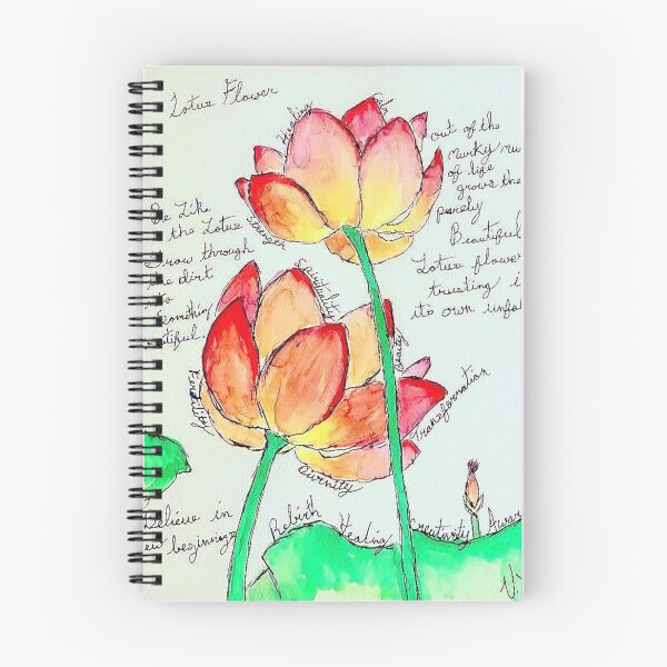 Item preview, Fire & Ice Lotus Flowers designed and sold by ladyinthemitten.