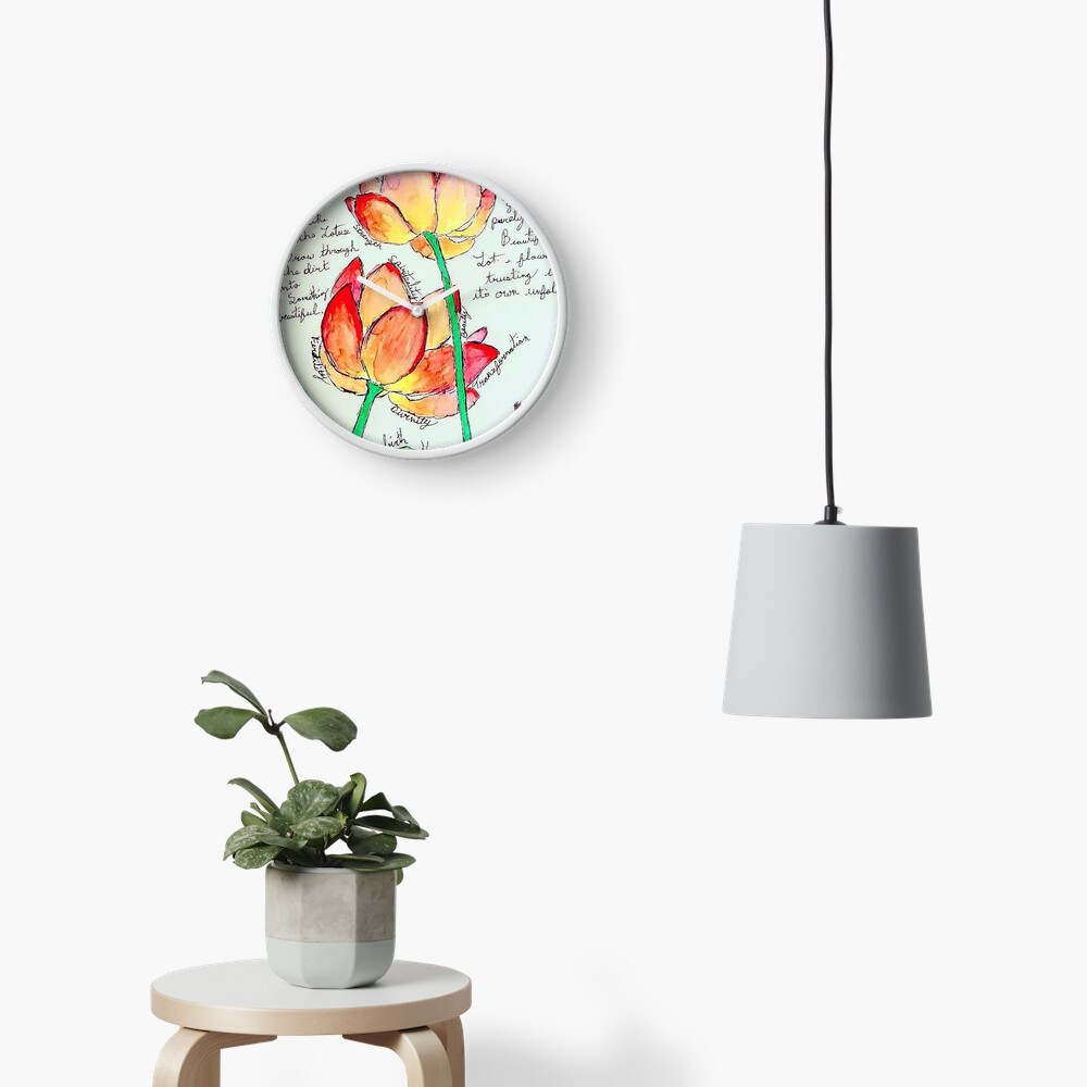 Item preview, Clock designed and sold by Ladyinthemitten.