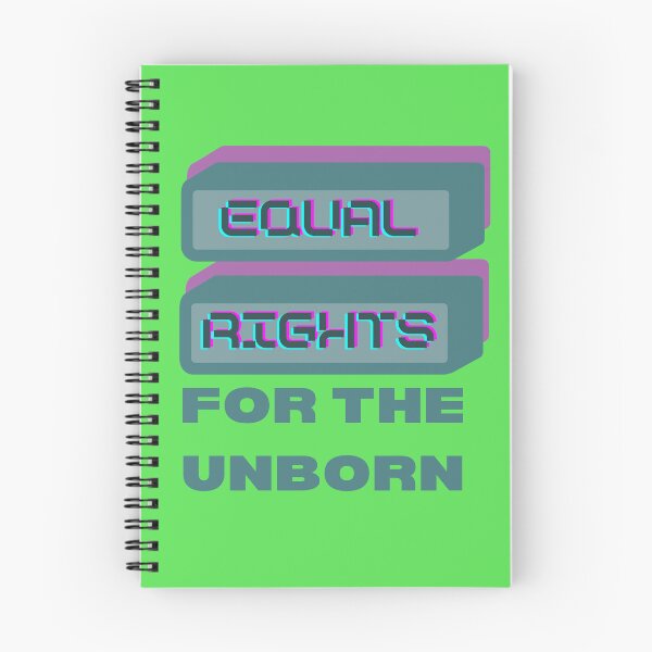 Item preview, 80s retro Equal Rights for the Unborn designed and sold by PurpleLinenCo.