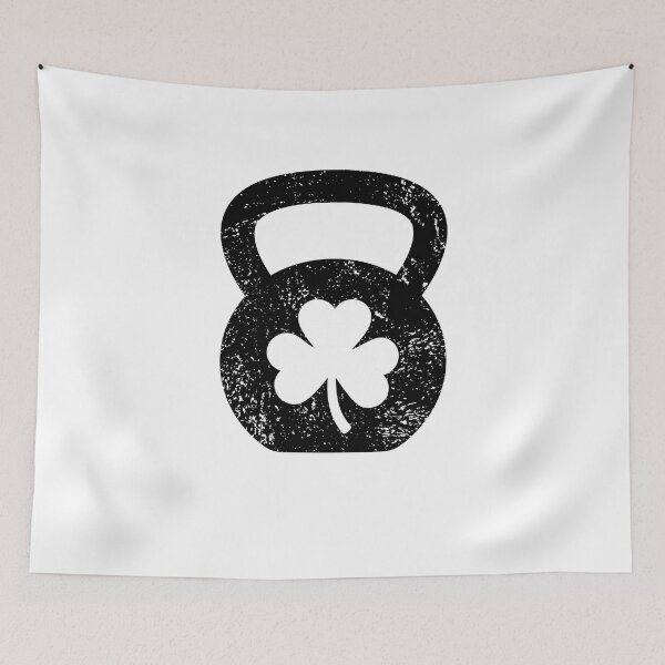 Item preview, Kettlebell Shamrock St. Patrick's Day Workout Gym designed and sold by snowry.