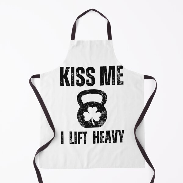Item preview, Kiss me I lift heavy kettlebell St. Patrick's Day Workout Gym designed and sold by snowry.