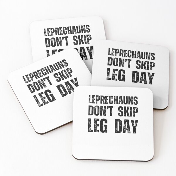 Item preview, Leprechauns Don't Skip Leg Day St. Patrick's Day Workout Gym designed and sold by snowry.