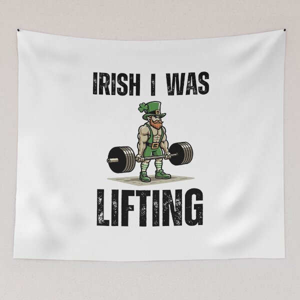 Item preview, Irish I was lifting St. Patrick's Day Workout Gym designed and sold by snowry.