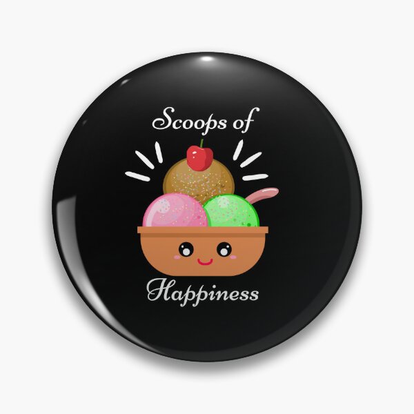 Item preview, Scoops of happiness ice cream design designed and sold by Kalpa.
