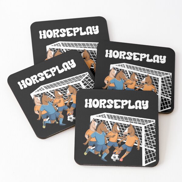 Item preview, Horseplay - Horses Playing Soccer - Funny Wordplay designed and sold by signshirtz.