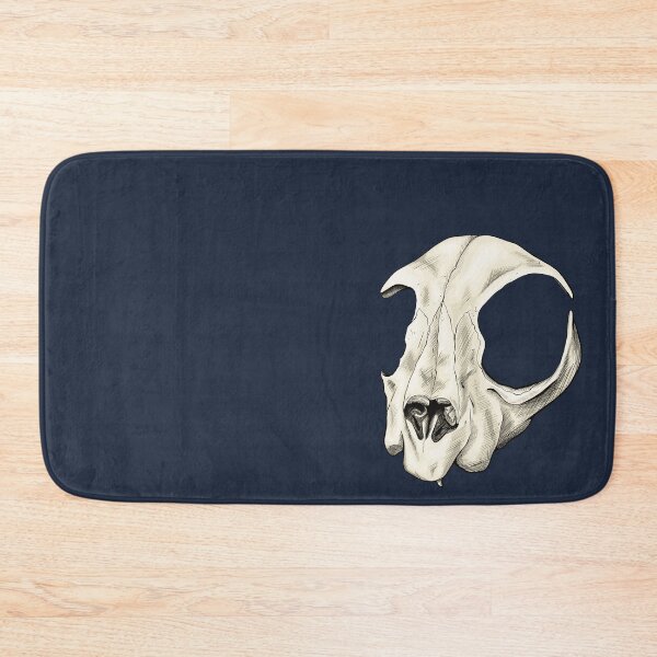 Item preview, Front Cat Skull designed and sold by BubblingStatic.