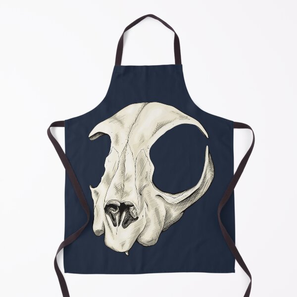 Item preview, Front Cat Skull designed and sold by BubblingStatic.