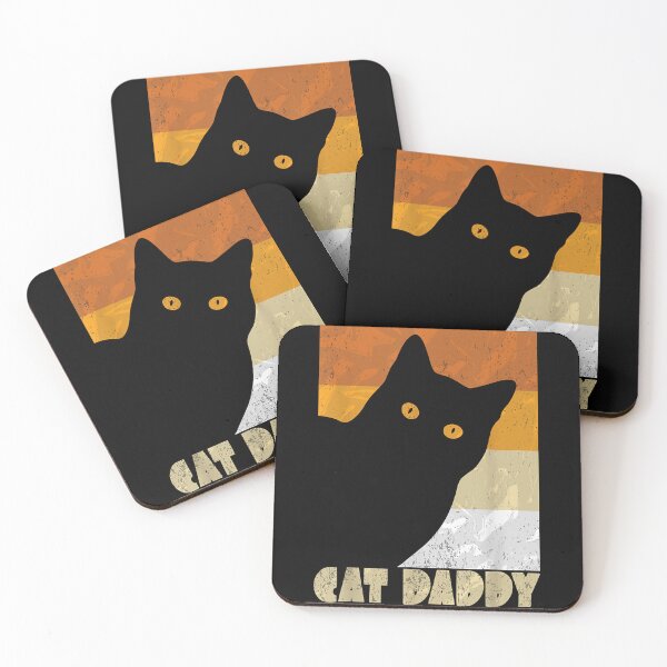 Item preview, Retro Distressed Cat Crazy Look Vintage Cat Daddy designed and sold by studiopekepeke.