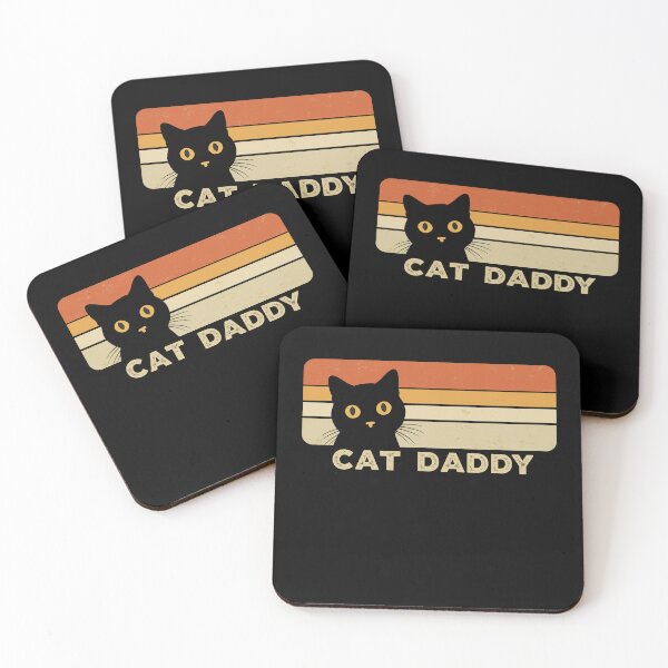 Item preview, Retro Distressed Cat Crazy Look Vintage Cat Daddy designed and sold by studiopekepeke.