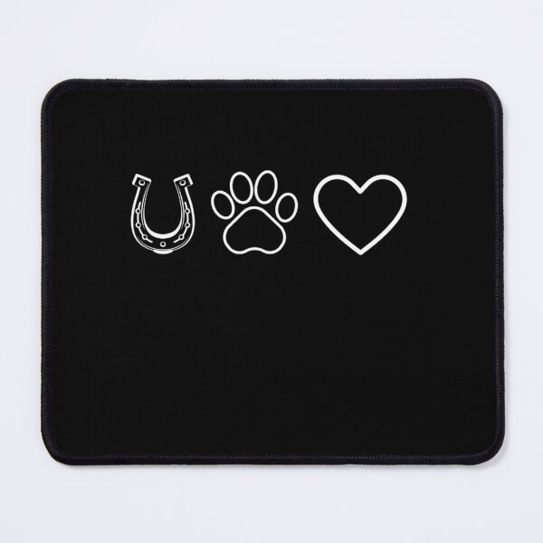 Item preview, Pet Lover Horseshoe Paw Heart Love Pet Dog Cat Graphic Top designed and sold by studiopekepeke.