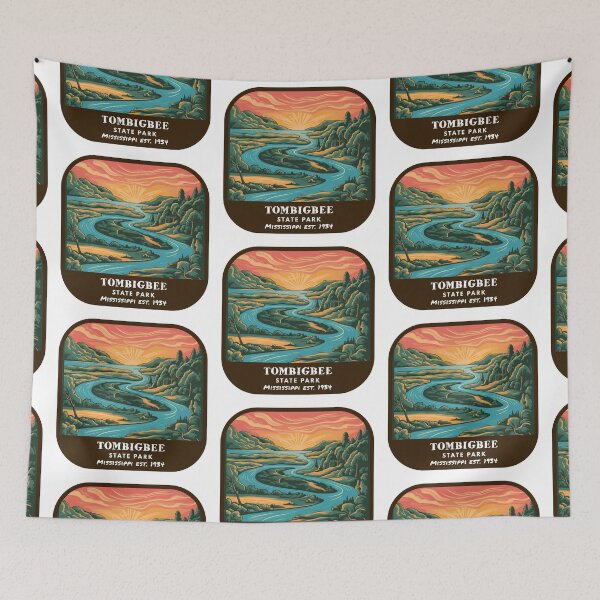 Item preview, Vintage Tombigbee State Park (Mississippi State Park) designed and sold by RabbitK.