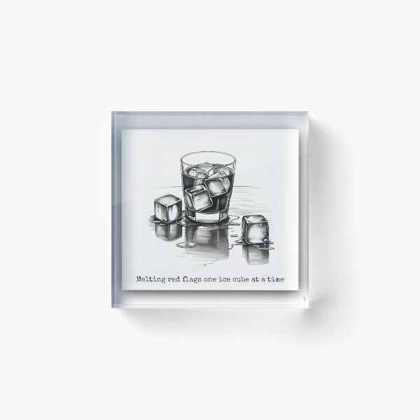 Item preview, Melting Red Flags One Ice Cube at a Time designed and sold by Global Rainbow Engineers.