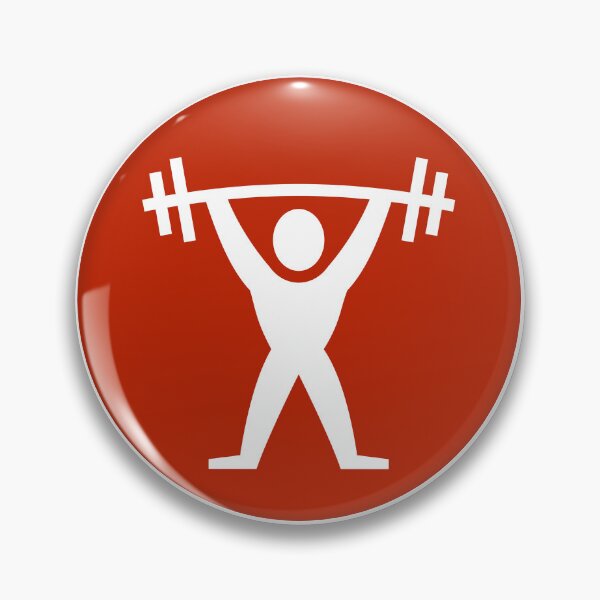 Item preview, Weightlifter Weightlifting Icon designed and sold by Icon Alchemist.