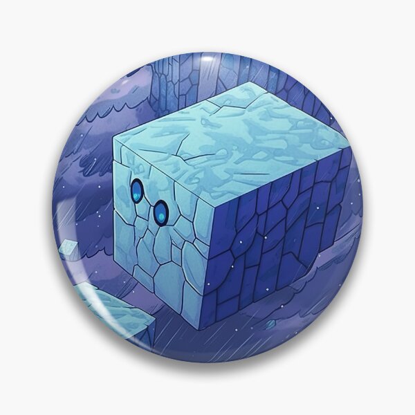 Item preview, Surreal Geometric Icy Cubes Pattern designed and sold by bubblegoth.
