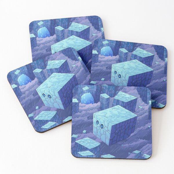 Item preview, Surreal Geometric Icy Cubes Pattern designed and sold by bubblegoth.