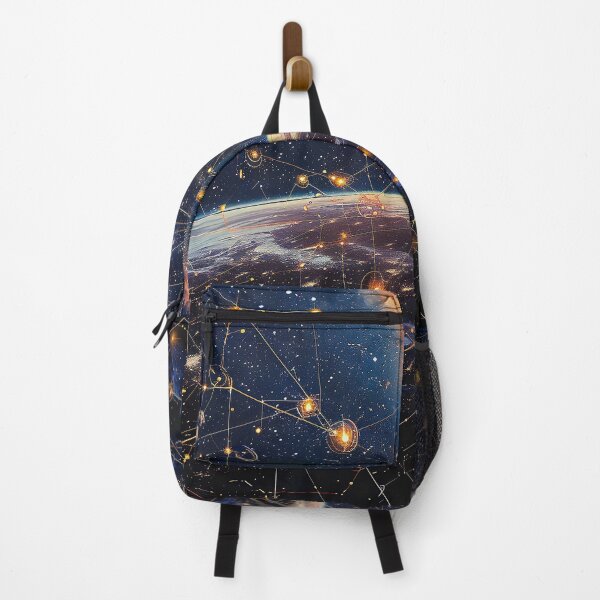 Item preview, Satellite Network Weaving Intricate Patterns in the Cosmic. designed and sold by CheerForGoods.
