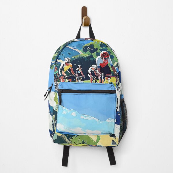 Item preview, Intrepid Cyclists Navigating Majestic Mountain Roadway. designed and sold by CheerForGoods.