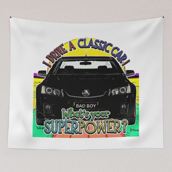 Item preview, Holden VE SS Ute Cartoon Style Art – Bold Classic Aussie Design over White designed and sold by Michael van der Hoorn.