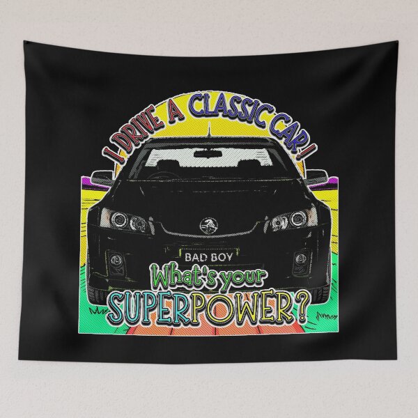 Item preview, Holden VE SS Ute Cartoon Style Art – Bold Classic Aussie Design over Black designed and sold by Michael van der Hoorn.