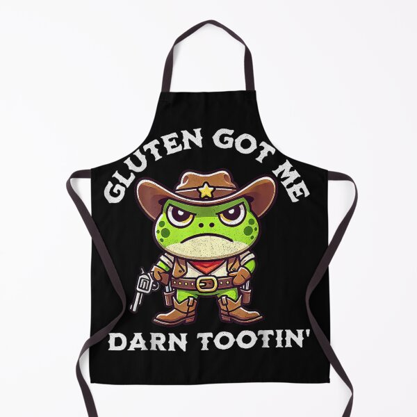 Item preview, Funny Frog Meme Gluten Got Me Darn Tootin' Gluten Free Diet designed and sold by studiopekepeke.